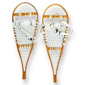 Vintage handcrafted snow shoes